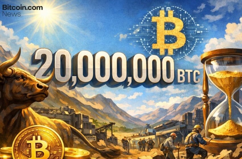  Bitcoin Supply Hits 20 Million BTC After 6,267 Days, Final Coins Stretch Across 114 Years
