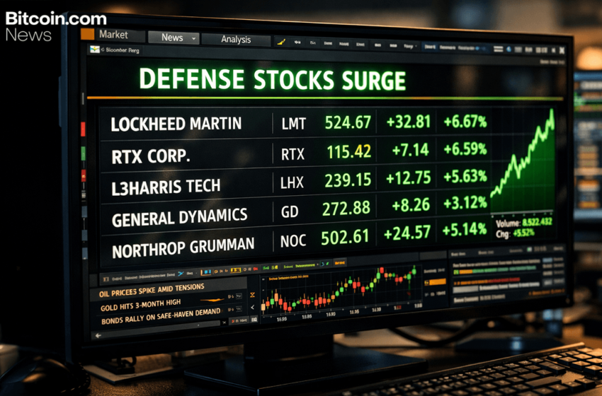  Wall Street Dumps Tech, Rotates Hard into War Economy Names; Defense Shares Rip