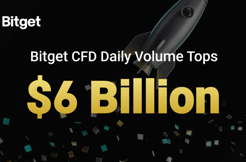  Bitget CFD Volume Tops $6 Billion in a Day