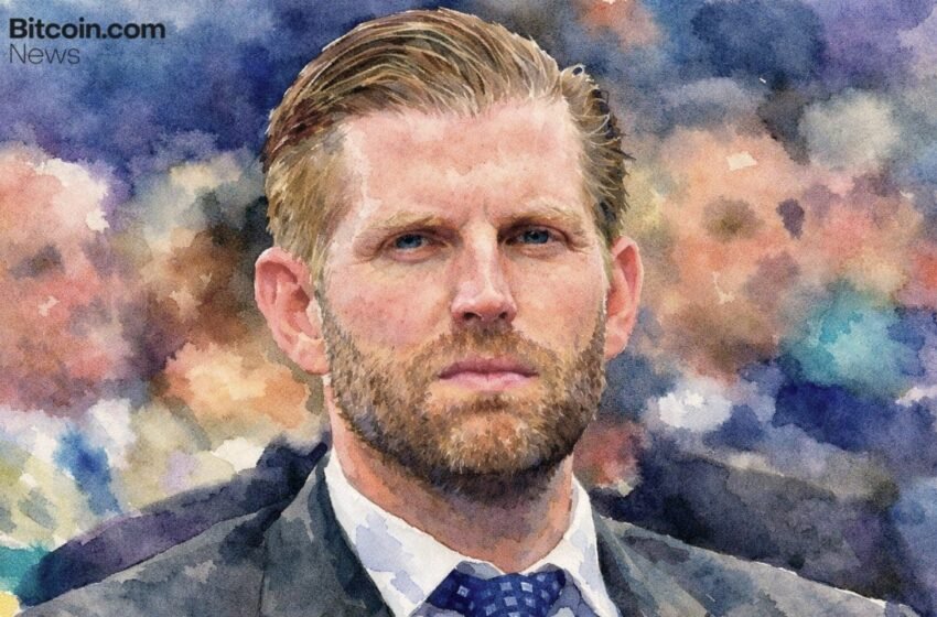  Eric Trump Says Big Banks Block Crypto Yield Products to Protect Profits From Low Savings Rates