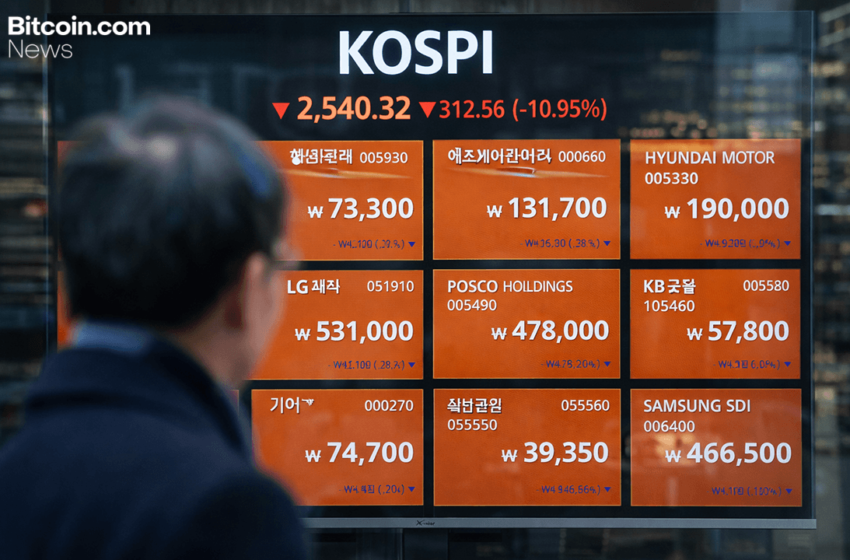  Bitcoin Diverges From Global Prices in South Korea — Third Major Discount Since FTX