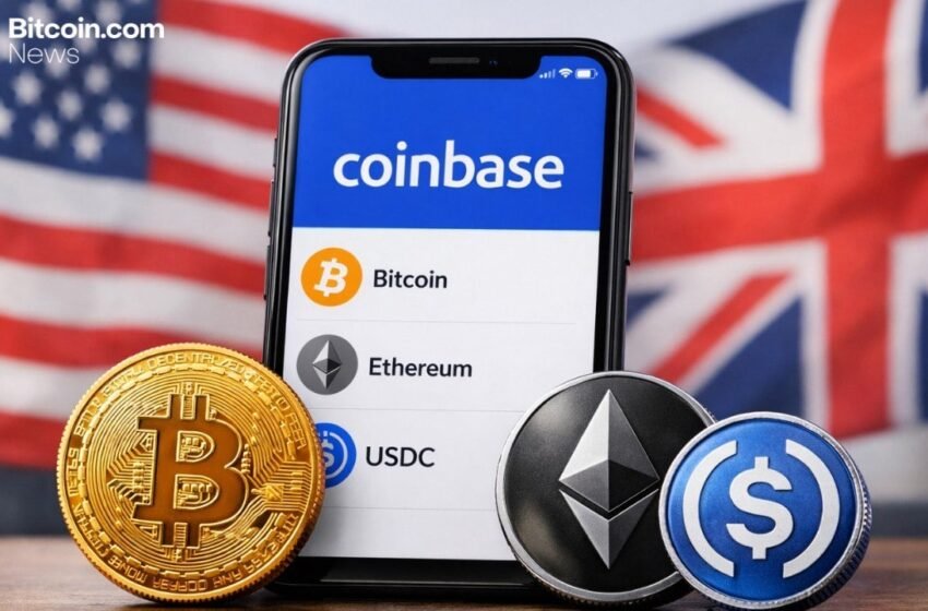  Coinbase Expands USDC Loans to UK After Strong US Demand – Bitcoin News