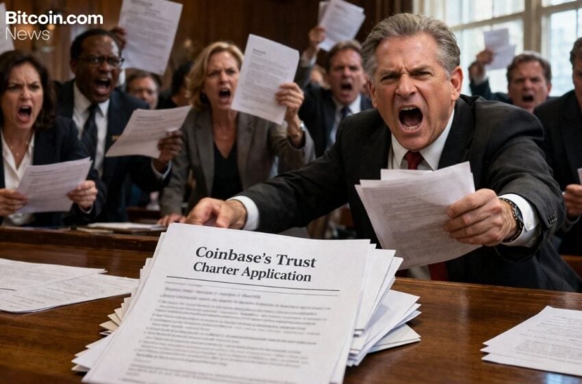  US Banking Group Slams Coinbase Conditional Trust Approval, Citing Risks in Crypto Banking Expansion – Featured Bitcoin News