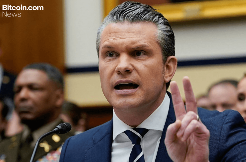  Pentagon Eyes Bitcoin Infrastructure as Strategic Asset, Hegseth Says