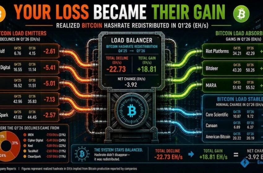 Miner Weekly – The Great Bitcoin Mining Power Shift: Who Won Q1?