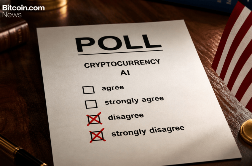  New Politico Poll Reveals US Voter Skepticism Over AI and Crypto Campaign Cash