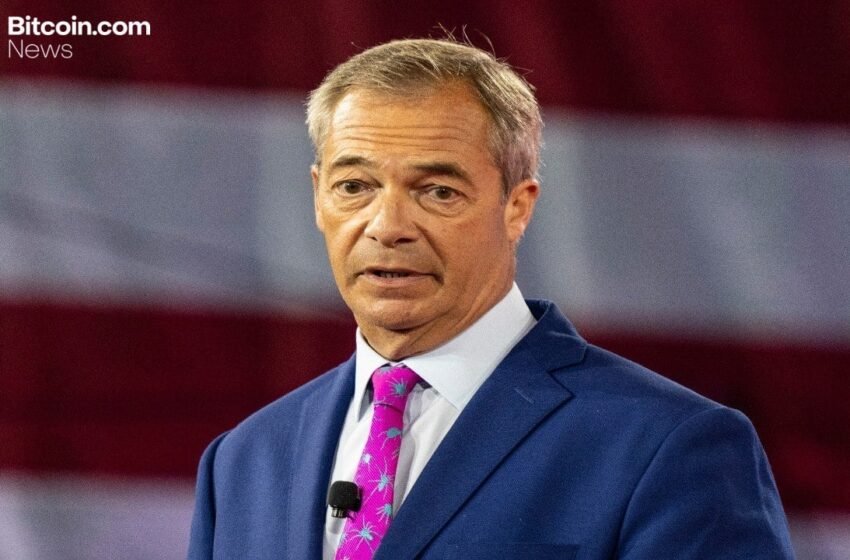  Reform UK’s Nigel Farage Faces Scrutiny After $6.3M Payment From Crypto Investor