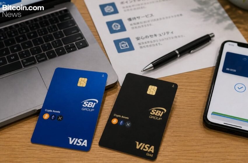  SBI Group, Visa Launch Crypto Card With up to 10% BTC, ETH, XRP Promo Rewards