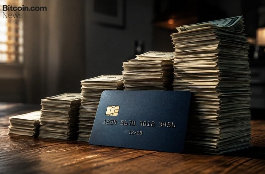  US Credit Card Debt Hits Record $1.33 Trillion as Savings Rate Crumbles