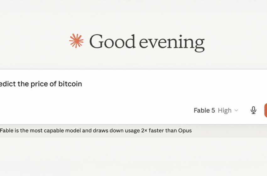  Claude Fable 5 Puts 25% Odds on Bitcoin Reaching $95K by Year-End 2026 – Bitcoin News