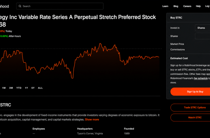 Polymarket Traders Wager on Strategy’s STRC Reclaiming Par as Critics Call It a ‘Junk Bond’