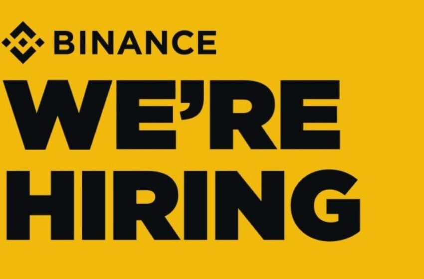  Binance Hiring General Manager for West Africa Business Development Role