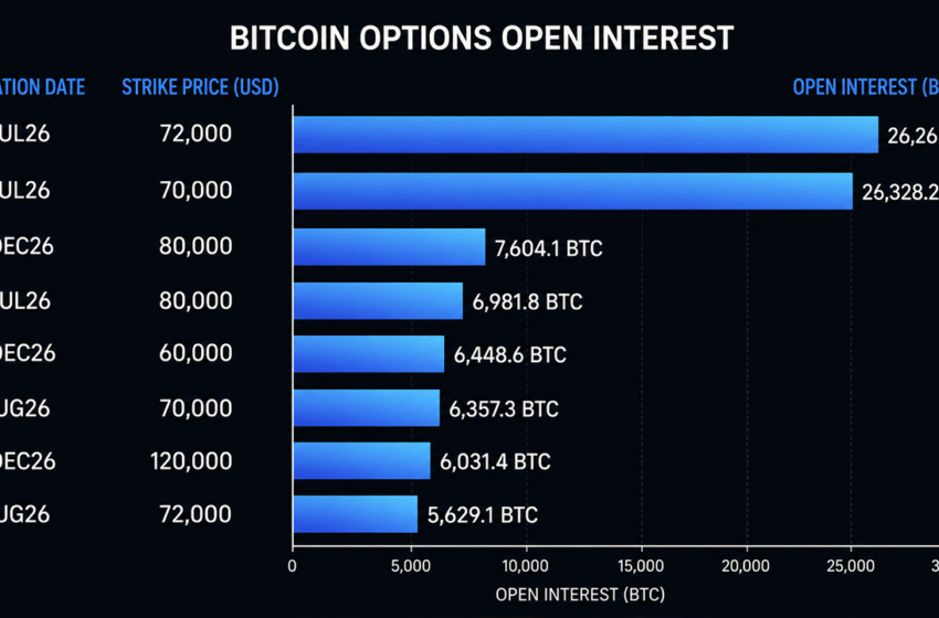  Bitcoin Options Scream Bullish as Traders Pile Into $72K and $80K Calls
