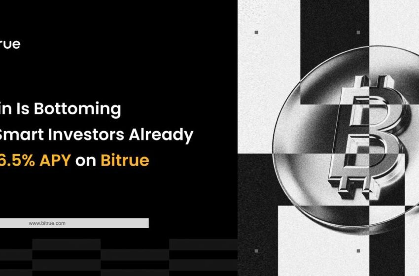  Bitcoin Is Bottoming, And Smart Investors Are Already Earning 6.5% APY on Bitrue