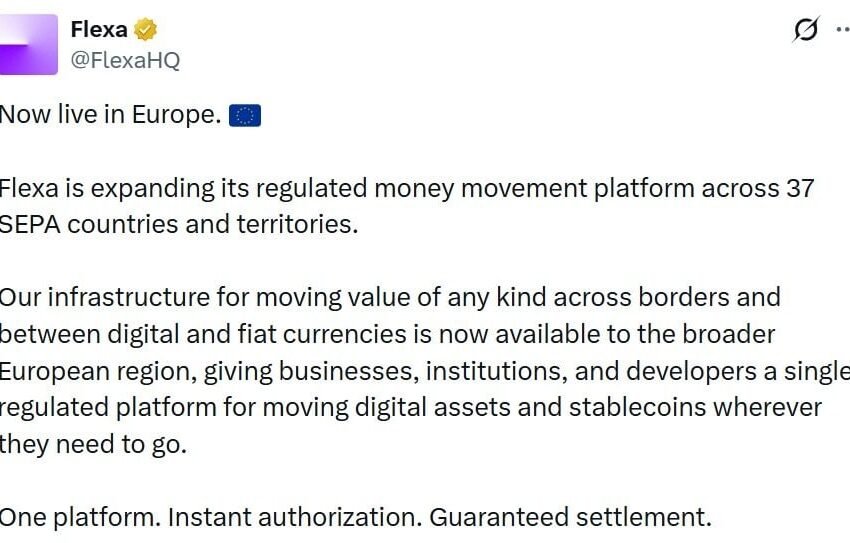  Flexa Expands Crypto Payments Across 37 European Markets