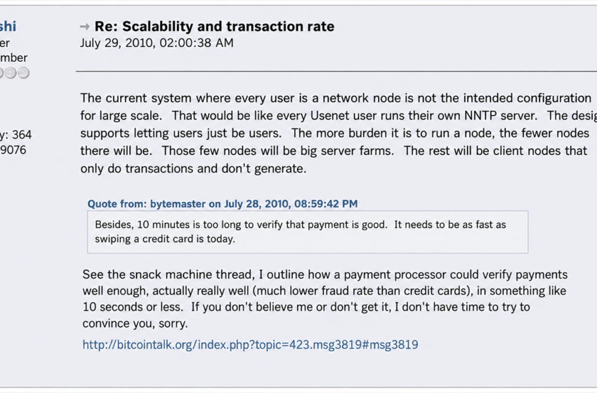  ‘I Don’t Have Time to Try to Convince You’ — Satoshi’s Famous Line Turns 16