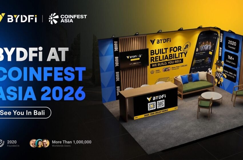  BYDFi Joins Coinfest Asia 2026, Connecting With Institutions, Builders and Traders in Bali