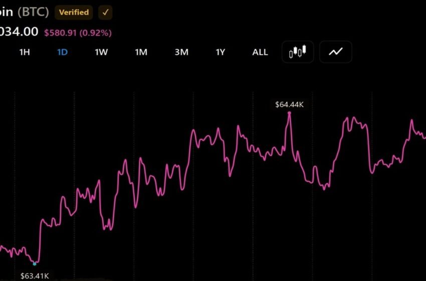  Bitcoin Hovers Near $64,000 While Coldcard Losses Top $116M