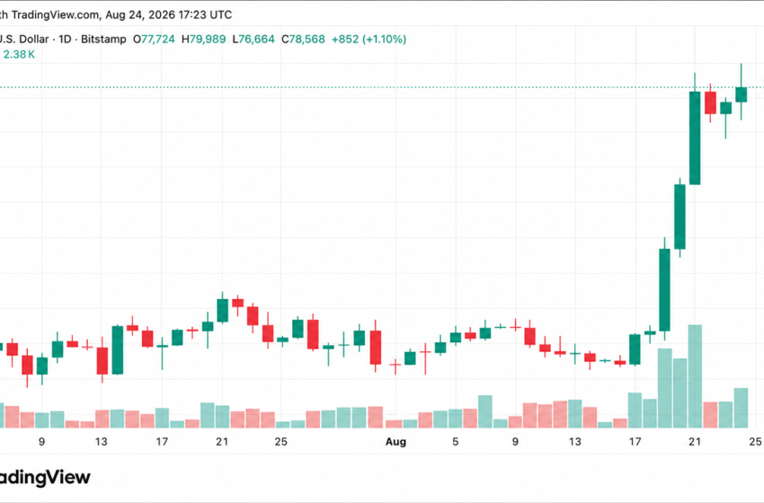 Bitcoin Price Drives Toward $80K as Economist Warns of ‘Massive QE’ – Bitcoin News