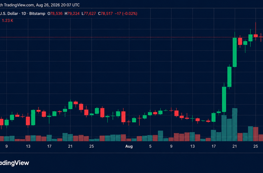  Bitcoin Price Slams Into $79K Wall as Rally Momentum Starts Fading – Bitcoin News
