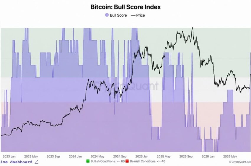  Cryptoquant’s Bitcoin’s Bull Score Jumps to 80, but $83,000 Is the Real Test