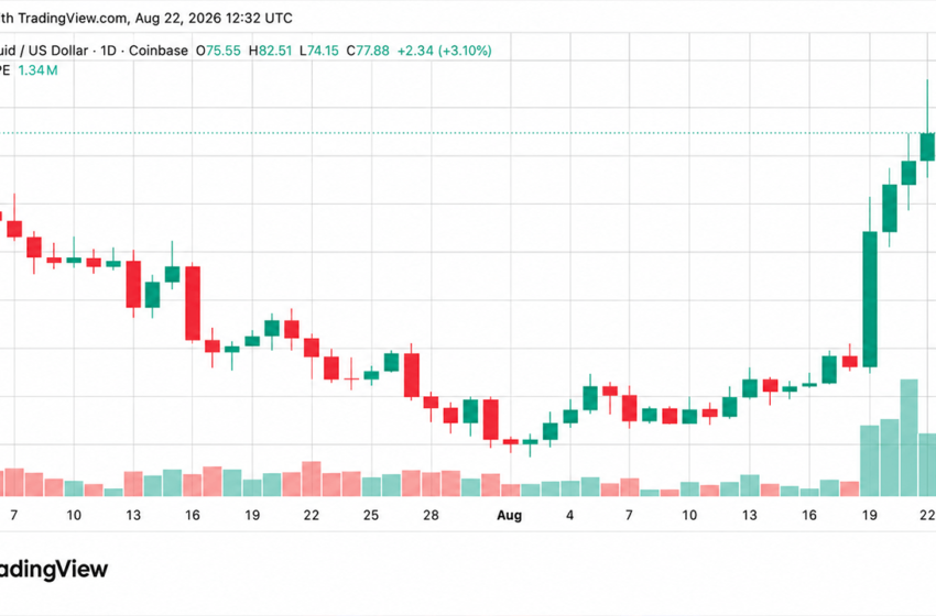  HYPE Hits $82 Record High While Multicoin Moves $20M to Coinbase
