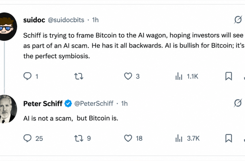 Peter Schiff Says AI Could Turn Into Bitcoin’s Biggest Threat – Bitcoin News