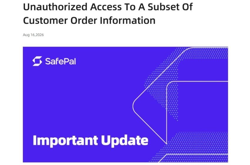  Data Breach Hits 39,798 Safepal Customers After Order Plugin Flaw