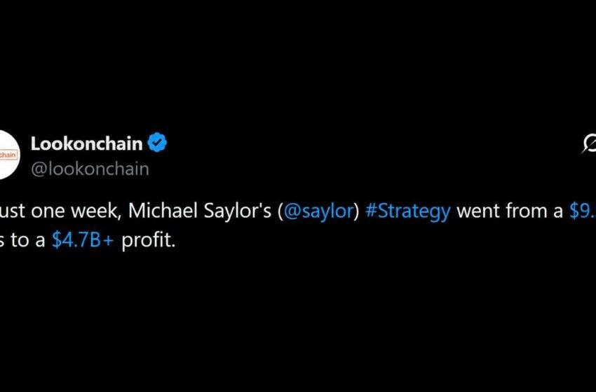  Saylor’s Strategy Swings From $9.5B Loss to $4.7B Profit