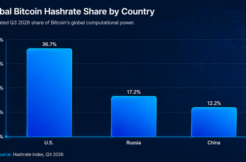  US Bitcoin Mining Grip Slips From Q1 to Q3 as Rival Nations Gain