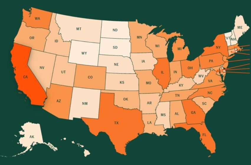  Interactive Map Showing Exactly Where 67 Million US Crypto Holders Live – Bitcoin News