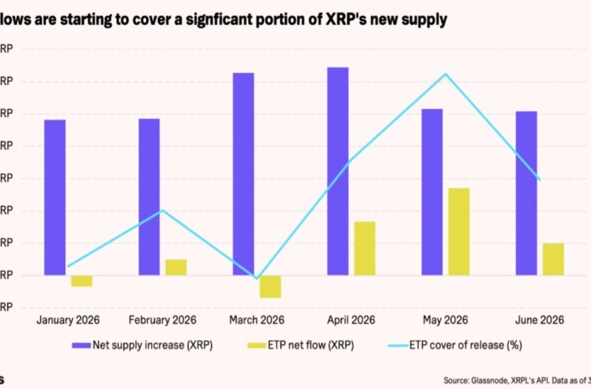  XRP Faces 5.5% Annual Supply Dilution as XRPL Revenue Falls 81.6%