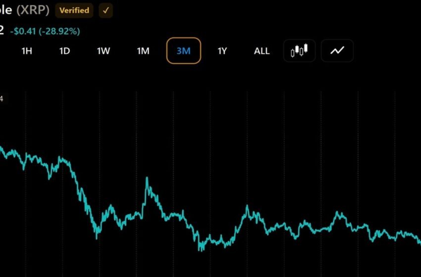  XRP Millionaire Wallets Rise Again as Token Price Falls 29% in 3 Months
