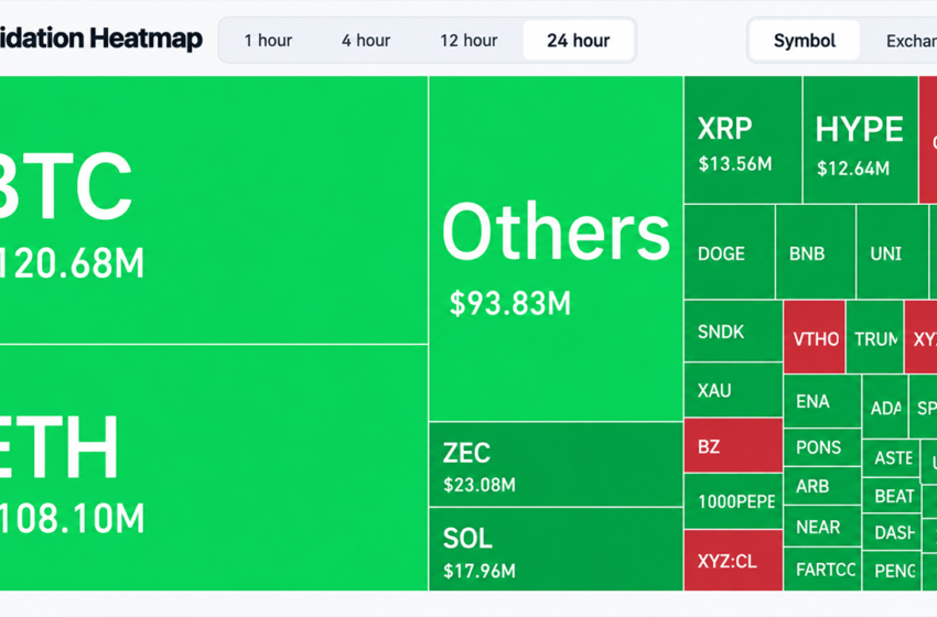  $562M Liquidation Surge Hits Crypto Market After PPI Inflation Jump