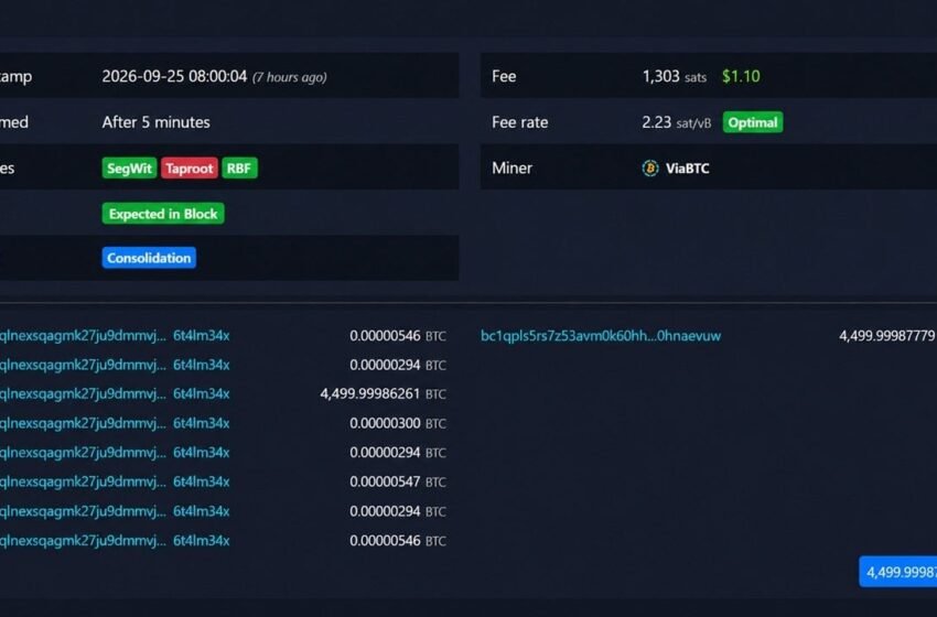  A 2019 Bitcoin Whale Moved $378M and Paid Just $1 to Do It – Bitcoin News