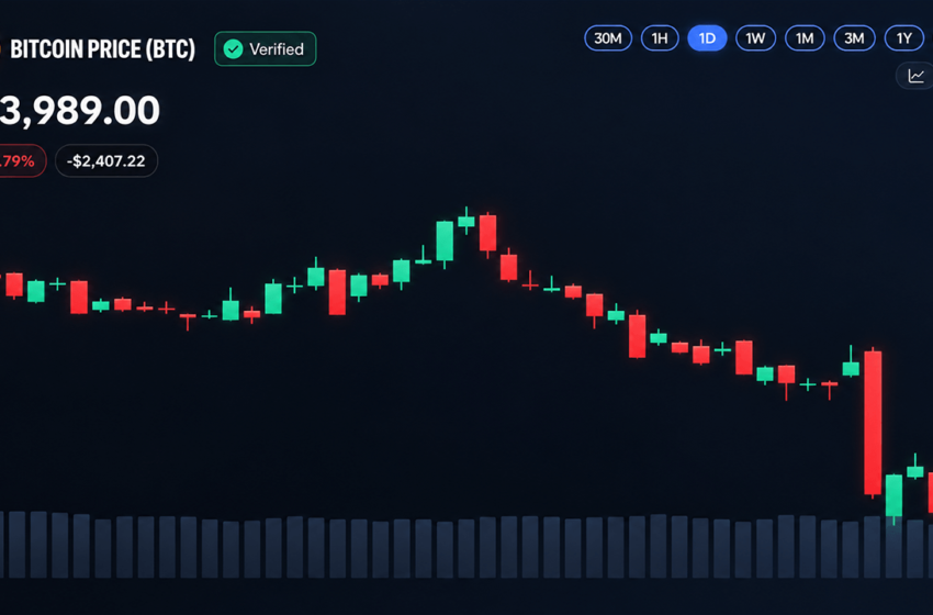  Bitcoin Price Plunges Below $84K as Rally Snaps
