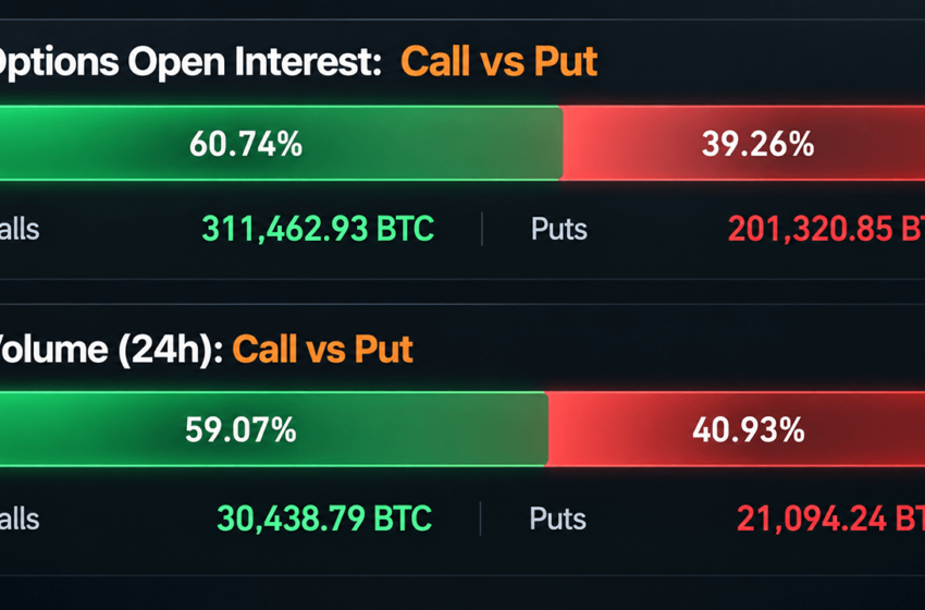  Bitcoin Traders Pile Into Calls as $100B Derivatives Bet Builds
