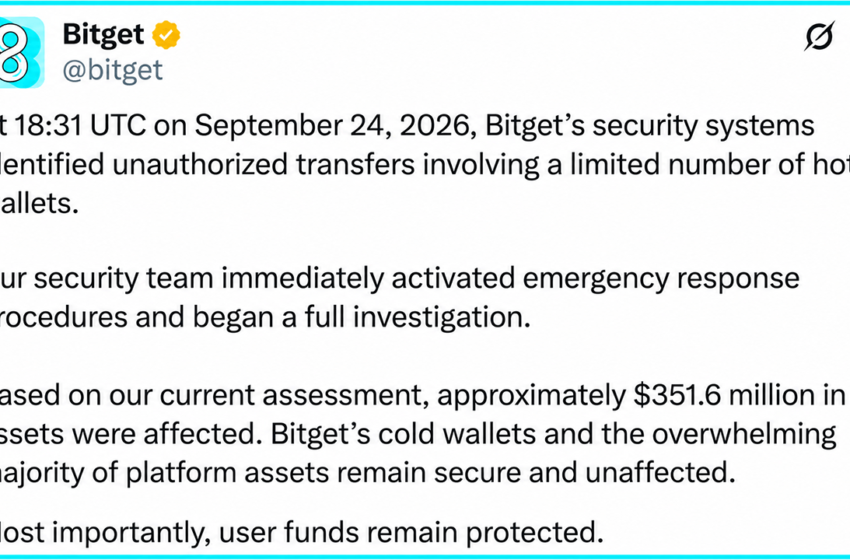  Everything We Know About Bitget’s Massive $351M Hack