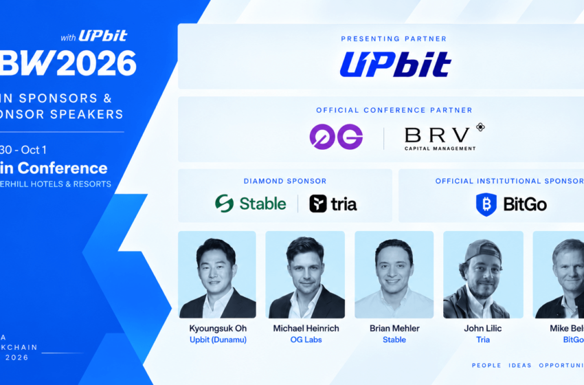  KBW2026 Unveils Partner Lineup Featuring Global Digital Asset Leaders