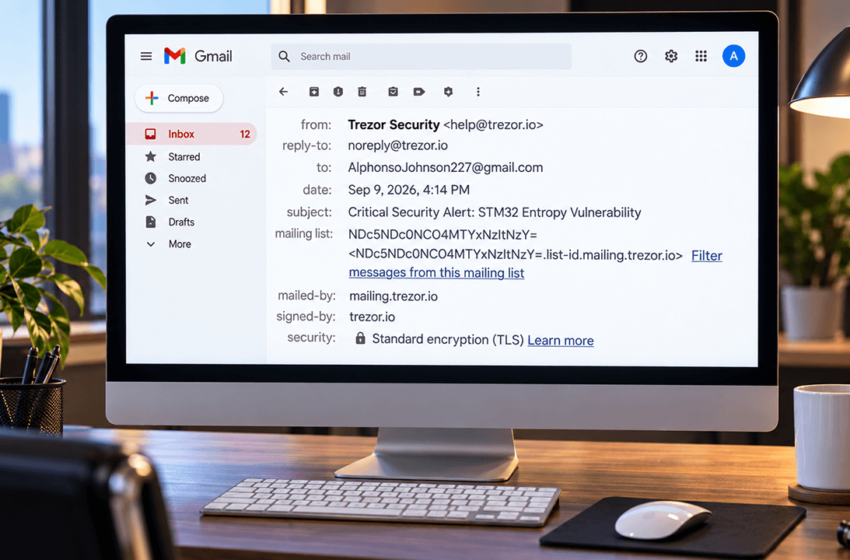  Hackers Hijack Trezor, Bitbox Emails to Target Crypto Users