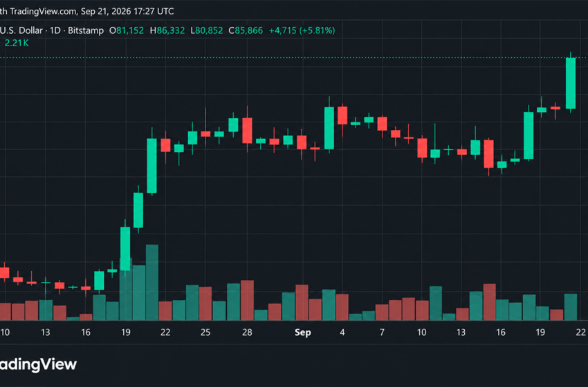  Massive Short Squeeze Sends Bitcoin Price Above $86,000