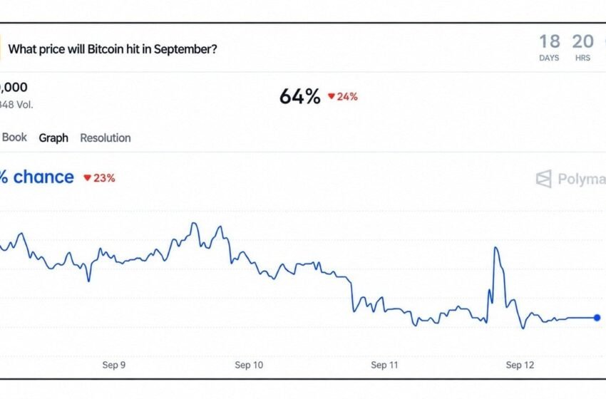  Polymarket Gives Bitcoin Price a 64% Chance of Reaching $80K This Month