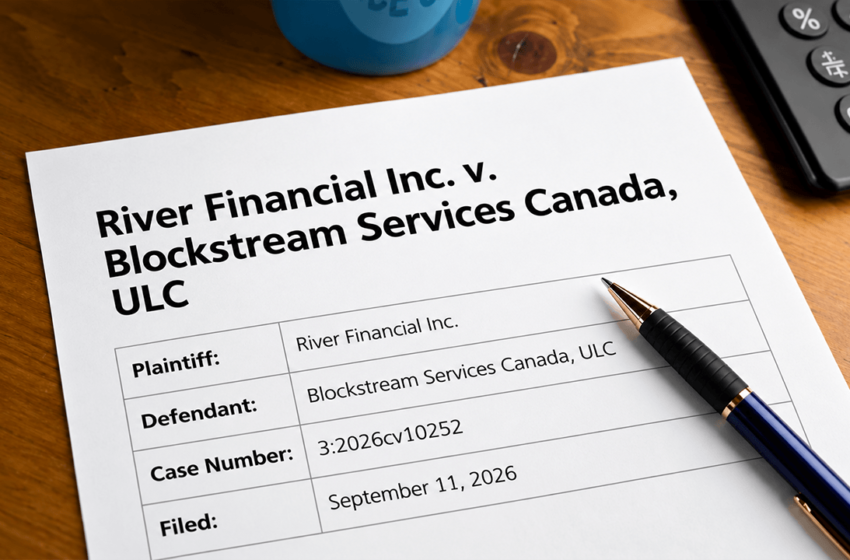  Blockstream Addresses $6.7M River Lawsuit