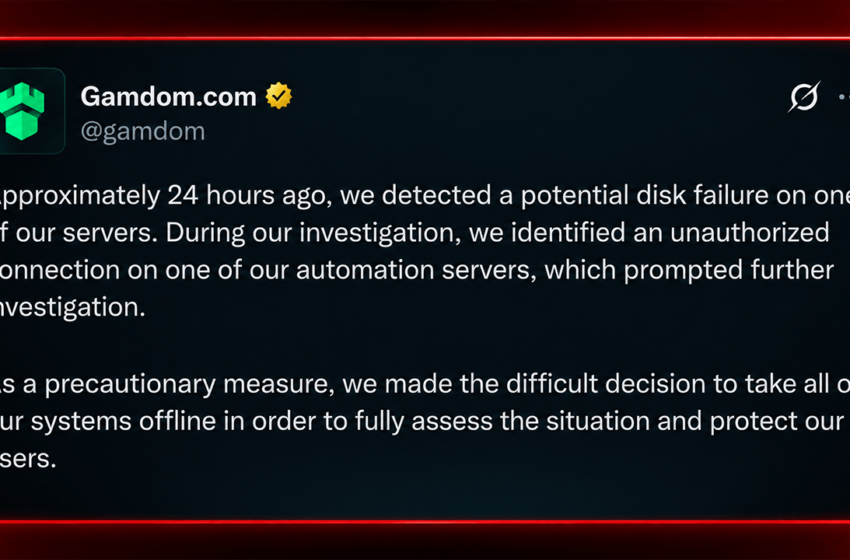  Crypto Casino Gamdom Goes Dark After a $3 Million Wallet Hack